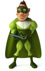 Plakat Green superhero