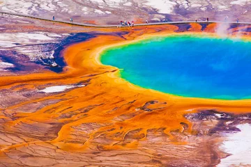 Wall murals Naturpark Grand Prismatic Spring in Yellowstone National Park