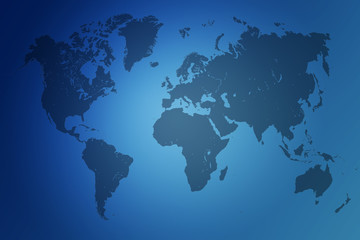 Fototapeta na wymiar World Map