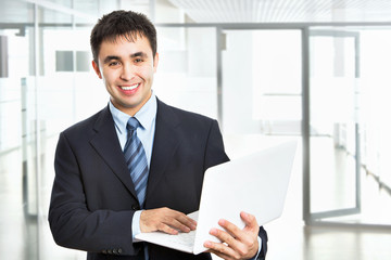 Fototapeta premium Happy businessman