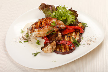 Chicken Steak with vegetables