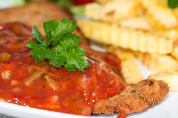 Schnitzel (Macro Shot)