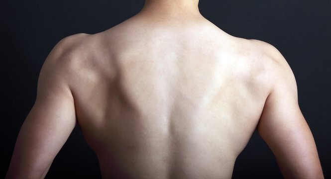 Backside of a man