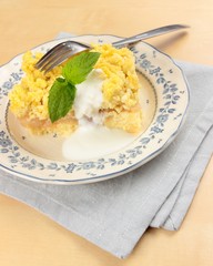 apple casserole with millet groats