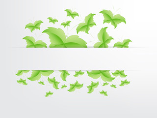 Green Butterfly Leaf Concept