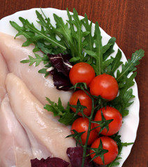 uncooked chiken breasts