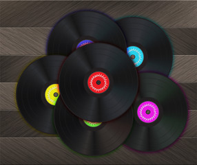 Vinyl Music Background