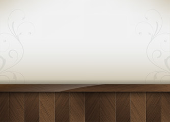 Business background with wood insertion