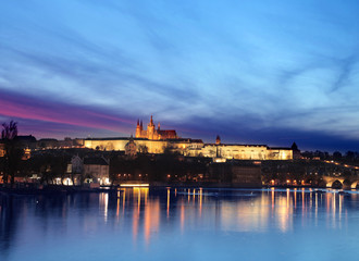 Fototapeta premium view of the castle of Prague