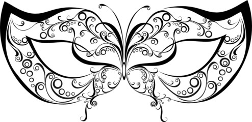 Masks for a masquerade. Vector party mask.