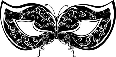 Masks for a masquerade. Vector party mask.