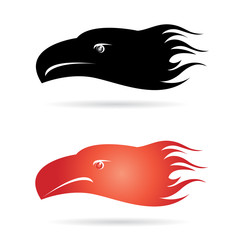 Eagle head. EPS 10 vector illustration