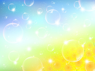 ひまわり　花　背景　風景