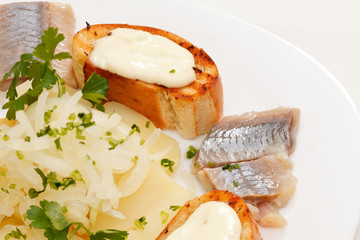 herring with potatoes