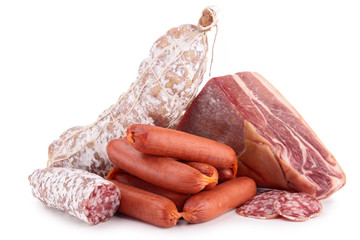 assortment of meat