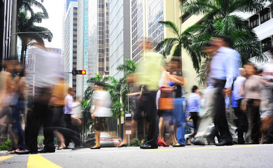 Fototapeta premium Busy Singapore