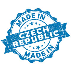 made in czech republic stamp