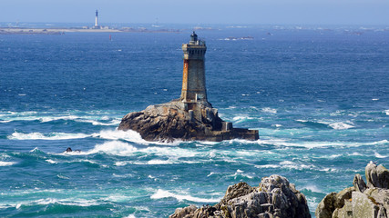 Lighthouse on Cape Sizun, Pointe du Raz.