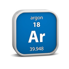 Argon material sign