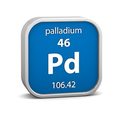 Palladium material sign