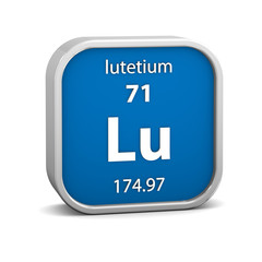 Lutetium material sign