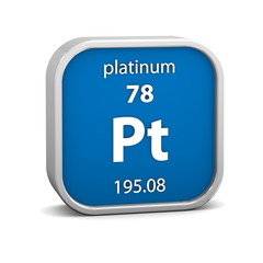 Platinum material sign