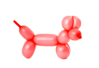 Toy of balloons isolated