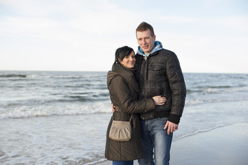 Couple at beach