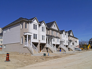 newly built houses