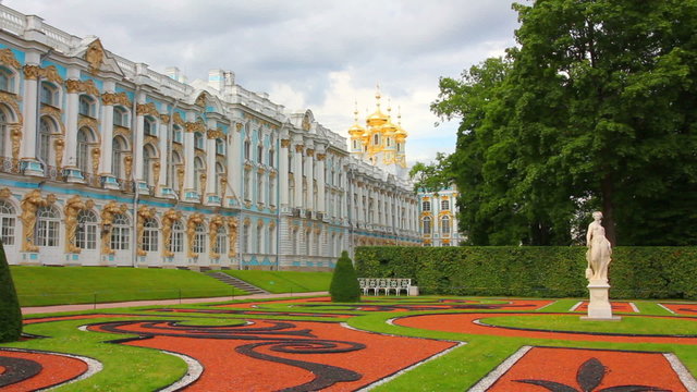 Catherine Palace in Pushkin, St. Petersburg Russia