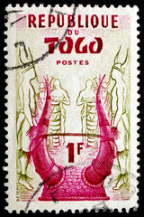 Postage stamp Togo 1957 Konkomba Helmet