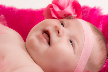 fillette souriante
