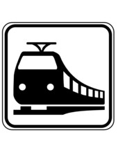 Schild Eisenbahn