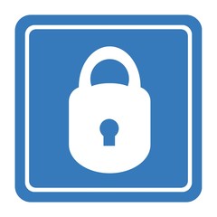 Cadenas dans un panneau
