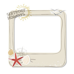 summer holidays - place your text and photo