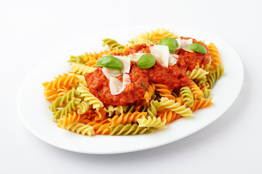 Fusilli Tricolore Bolognese