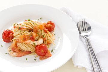Shrimps And Spaghetti