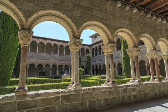 Ripoll monastery cloister