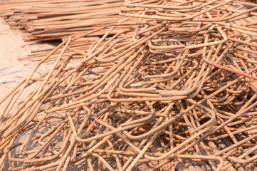 waste iron metals rusted