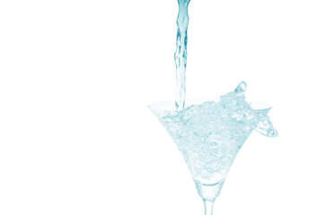 Pouring water