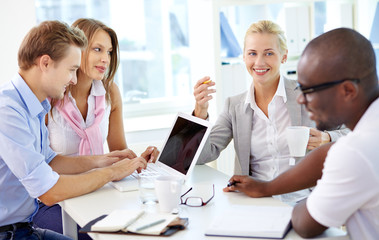 Fototapeta premium At meeting