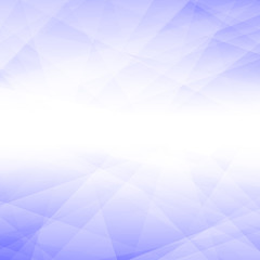 Obraz premium A modern abstract background with a geometric pattern of overlapping blue and white polygonal triangles forming a soft light gradient.