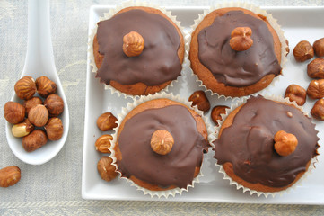 Schokoladen Nuss Muffins
