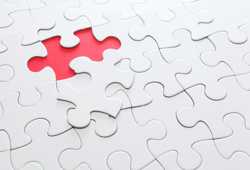 Obraz premium puzzle with missing part