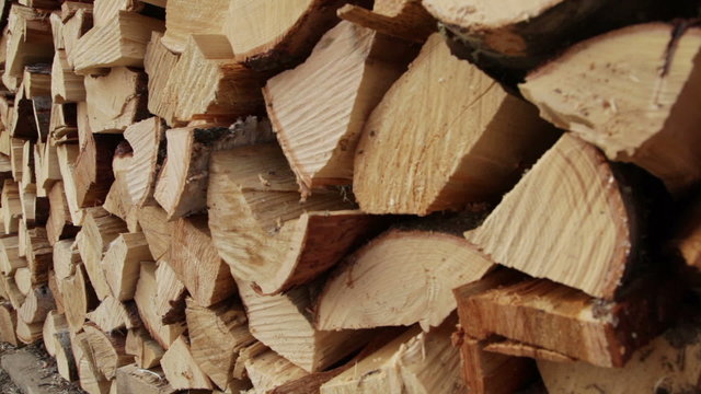 Pile of wood, Firewood to cold winter