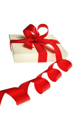 Present isolated on white