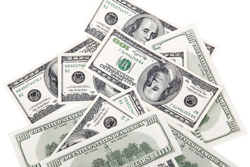 Background with money american dollars