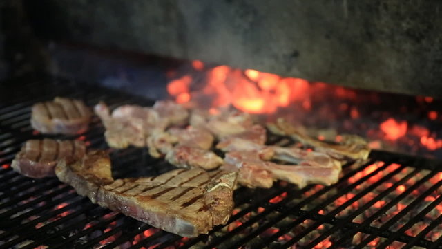 lamb chops on grill
