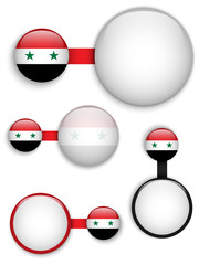 Vector - Syria Country Set of Banners