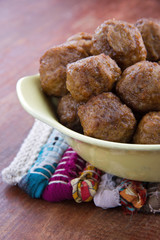 Meatballs in a bowl